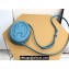 Celine CROSSBODY OVAL PURSE cuir triomphe in SMOOTH CALFSKIN 101703 Blue