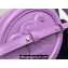Celine CROSSBODY OVAL PURSE cuir triomphe in SMOOTH CALFSKIN 101703 Purple