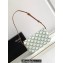 Celine SHOULDER BAG triomphe in TRIOMPHE Canvas and Calfskin 194143 Green