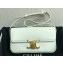 Celine SHOULDER BAG triomphe in Shiny calfskin 194143 White