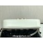 Celine SHOULDER BAG triomphe in Shiny calfskin 194143 White