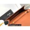 Celine WALLET ON CHAIN triomphe Bag in TRIOMPHE CANVAS and calfskin 10J733 Grege