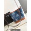 Celine MINI BUCKET CUIR TRIOMPHE Bag in Denim with triomphe 10L433