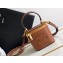 Celine MINI VANITY CASE CUIR TRIOMPHE Bag in SMOOTH CALFSKIN 10J763 Brown