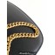 Celine CHAIN BESACE CLEA BAG in Shiny calfskin 110413 Black/Gold