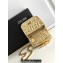 Celine Mini Triomphe on chain Bag in RAFFIA Natural 10K392