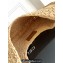 Celine classic panier HOBO BAG in Raffia and Calfskin Natural / Tan 112772