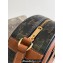 Celine OVAL BAG CUIR TRIOMPHE in Triomphe canvas and calfskin Tan 198603