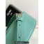 Celine OVAL BAG CUIR TRIOMPHE in SMOOTH CALFSKIN 198603 Cyan