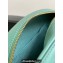 Celine OVAL BAG CUIR TRIOMPHE in SMOOTH CALFSKIN 198603 Cyan