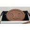 Celine OVAL BAG CUIR TRIOMPHE in SMOOTH CALFSKIN 198603 Brown