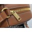 Celine OVAL BAG CUIR TRIOMPHE in SMOOTH CALFSKIN 198603 Brown