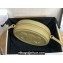 Celine OVAL BAG CUIR TRIOMPHE in SMOOTH CALFSKIN 198603 Olive Green
