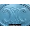 Celine OVAL BAG CUIR TRIOMPHE in SMOOTH CALFSKIN 198603 Blue