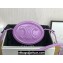 Celine OVAL BAG CUIR TRIOMPHE in SMOOTH CALFSKIN 198603 Purple