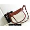 Celine besace noeuds français Bag in TEXTILE AND CALFSKIN Natural / Tan 198008