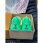 Louis Vuitton Men's Millenium Sneakers Top Quality Green 2023