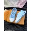 Louis Vuitton Men's Millenium Sneakers Top Quality Blue 2023