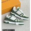 Louis Vuitton Men's LV Trainer Sneakers Top Quality Green 2023