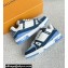 Louis Vuitton Men's LV Trainer Sneakers Top Quality Blue 2023