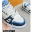 Louis Vuitton Men's LV Trainer Sneakers Top Quality Blue 2023