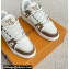 Louis Vuitton Men's LV Trainer Sneakers Top Quality Brown 2023