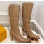 Louis Vuitton Heel 6.5cm Sparkle High Boots Brown 2023