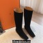 Hermes Finale boots in goatskin Suede Black 2023