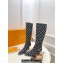 Louis Vuitton Heel 6.5cm Sparkle High Boots Denim Black 2023