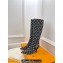 Louis Vuitton Heel 6.5cm Sparkle High Boots Denim Black 2023