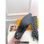 Louis Vuitton Heel 6.5cm Sparkle High Boots Denim Black 2023