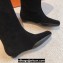 Hermes Finale boots in goatskin Suede Black 2023