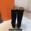 Hermes Finale boots in goatskin Suede Black 2023