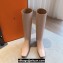 Hermes Finale boots in goatskin Nude 2023