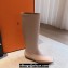 Hermes Finale boots in goatskin Nude 2023