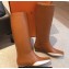 Hermes Finale boots in goatskin Brown 2023
