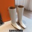 Hermes Finale boots in goatskin White 2023