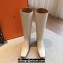 Hermes Finale boots in goatskin White 2023