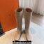 Hermes Finale boots in goatskin Suede Beige 2023