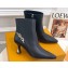 Louis Vuitton Heel 6.5cm Sparkle Ankle Boots Black 2023