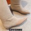 Hermes Finale boots in goatskin Suede Beige 2023