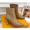 Louis Vuitton Heel 6.5cm Sparkle Ankle Boots Brown 2023