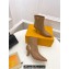 Louis Vuitton Heel 6.5cm Sparkle Ankle Boots Brown 2023