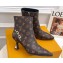 Louis Vuitton Heel 6.5cm Sparkle Ankle Boots Monogram Canvas 2023