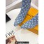 Louis Vuitton Heel 6.5cm Sparkle Ankle Boots Denim Blue 2023