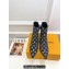 Louis Vuitton Heel 6.5cm Sparkle Ankle Boots Denim Black 2023