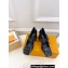 Louis Vuitton Heel 8.5cm Shake mary-jane Pumps Python Pattern Black 2023