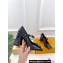 Louis Vuitton Heel 8.5cm Shake mary-jane Pumps Python Pattern Black 2023
