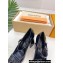 Louis Vuitton Heel 8.5cm Shake mary-jane Pumps Python Pattern Black 2023