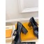 Louis Vuitton Heel 8.5cm Shake mary-jane Pumps Python Pattern Black 2023
